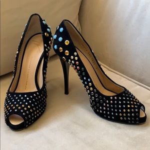 Giuseppe Zanotti Crystal Embellished Heels